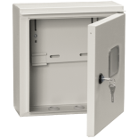 Щит металлический влагозащищенный IEK ЩУ 1/1-0 74 У1 IP54 на однофазный счетчик